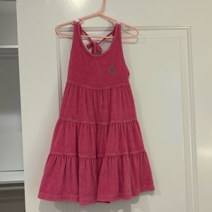 Ralph Lauren Little Girl Terry Cloth Tiered Dress